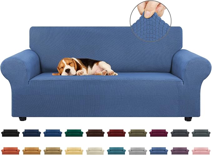 KEKUOU Stretch Loveseat Sofa Cover Slipcover, Couch Covers by KEKUOU