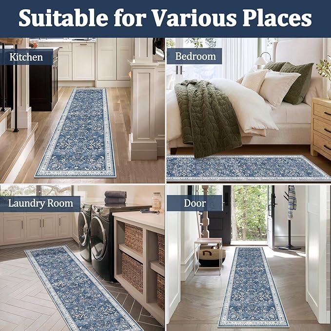 Yamaziot 2x3 Washable Entryway Rug Non Slip Indoor Door Mat, Stain Resistant - Image 7