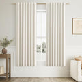 Guken Cream 100% Blackout Curtains 60 Inch Length 2 Panels Set by Guken