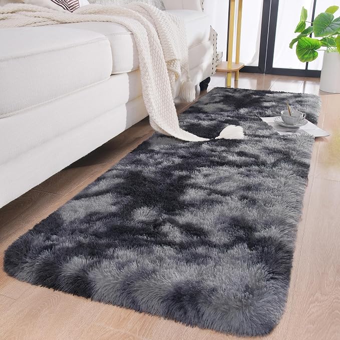 Chicrug Soft Runner Rugs for Bedroom Living Room Plush Fluffy Rug 2x10 Feet - Image 2