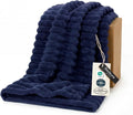 Bedsure Soft Twin XL Blanket for Bed Dorm Navy Blue 66"x90" | Birthday Gifts by Unknown