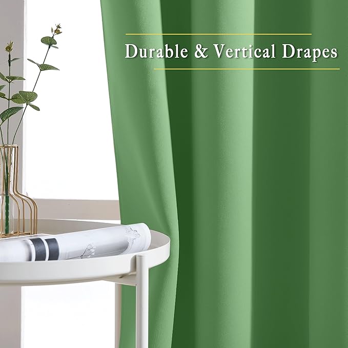 NICETOWN Room Darkening Grommet Curtain Panels - Image 5