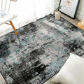 Washable Area Rugs 4'x6' Non-Slip Modern Abstract Soft by RELEANY