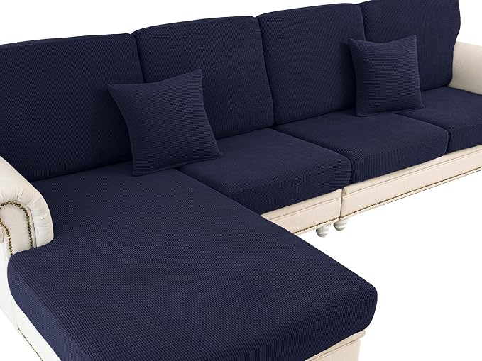 Couch Cushion Cover Loveseat Cover or 2 Seat Sofa Cover Washable Stretch by LA+MEACK