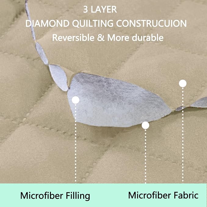 Reversible Sofa Covers Couch Cover Furniture Protector - Image 5