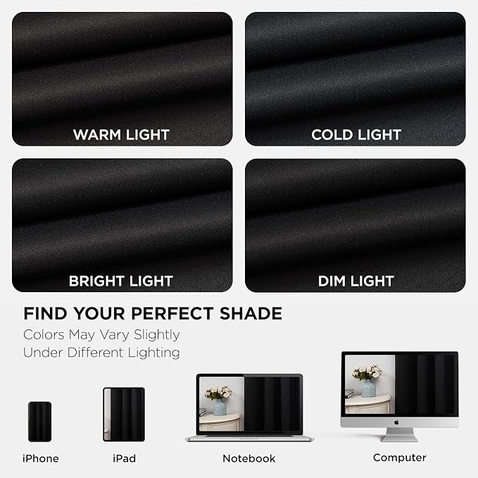 Joydeco Blackout Curtains 120 Inch Length 2 Panels Set, Thermal Insulated Long - Image 6