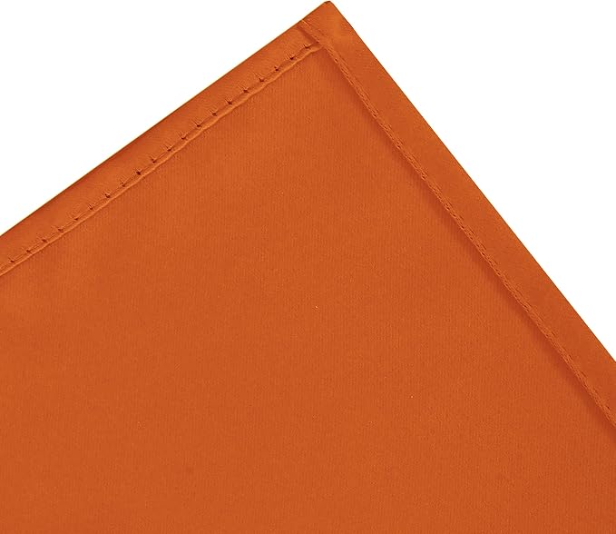 Blackout Curtains 42 x 84 inch/Orange Curtains Set of 2 Panels/Thermal - Image 7