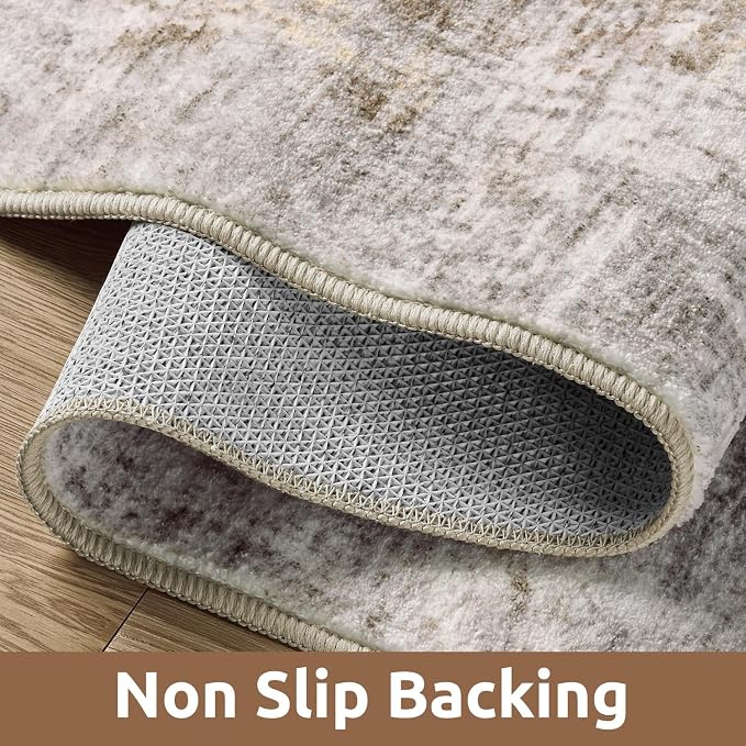 8 x 10 Area Rugs for Living Room, Machine Washable Non Slip Rug Ultra Soft Low - Image 3
