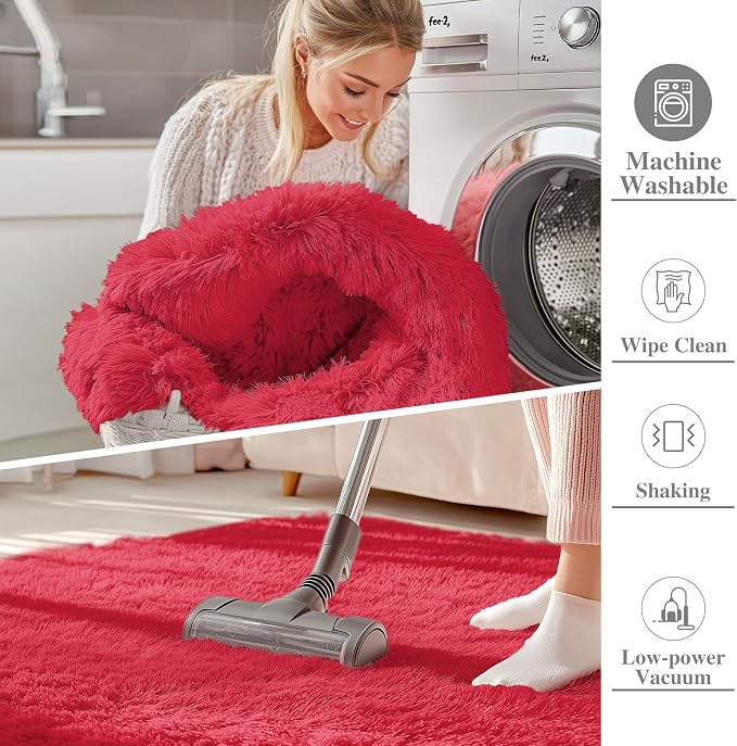 OLANLY 5x7 Machine Washable Large Area Rugs - Image 2