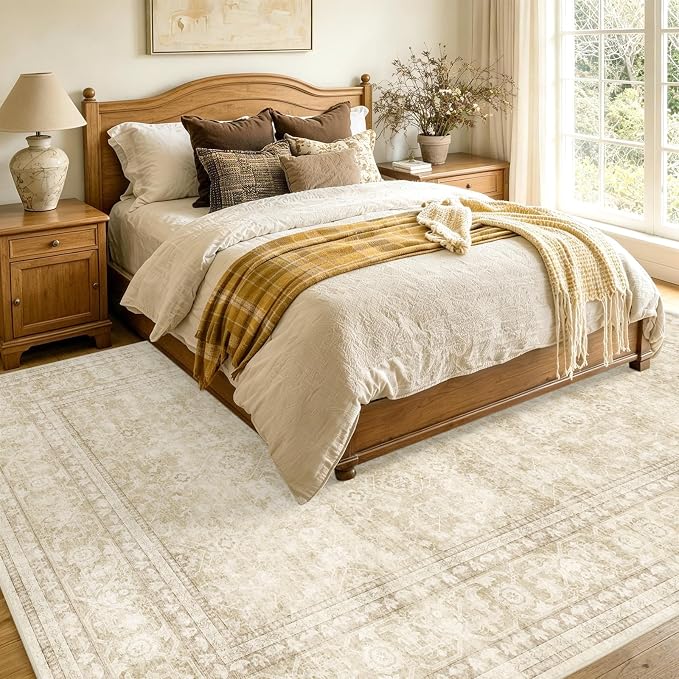 8x10 Ft Large Area Rugs for Living Room, Soft Non-Slip Machine Washable Rug - Image 4