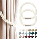 NICEEC 2 Pack Strong Magnetic Curtain Tiebacks Modern Simple Style Drape Tie by NICEEC