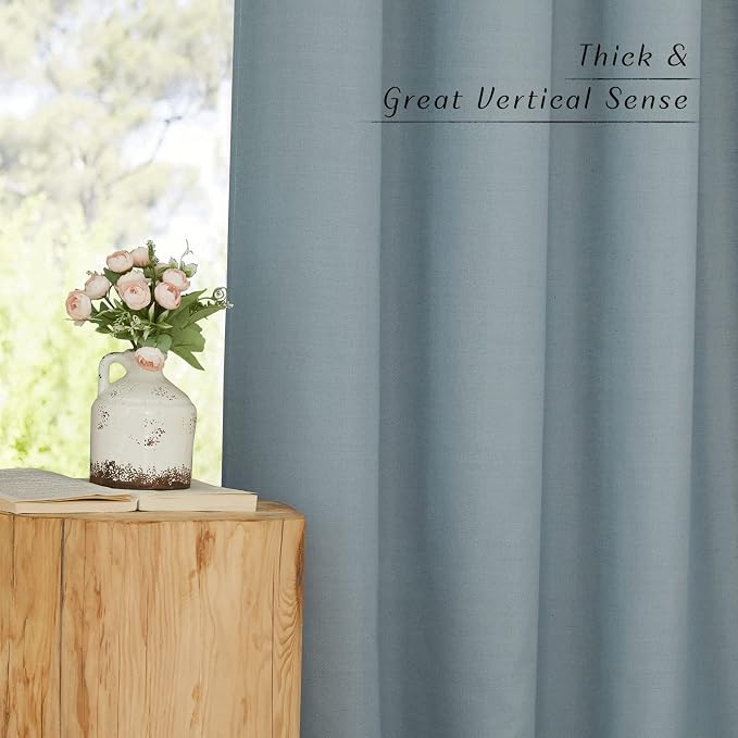 NICETOWN Linen 36 inch Curtains - Image 7