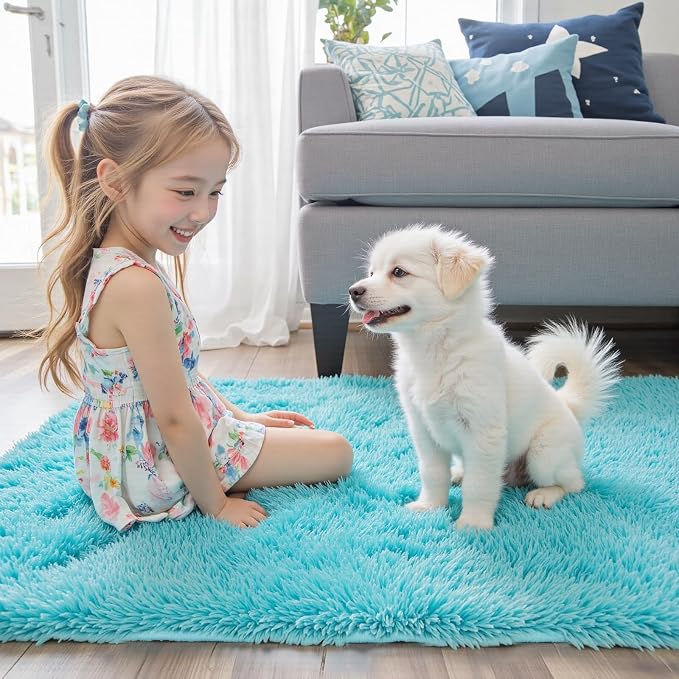 8x10 Area Rugs for Living Room Bedroom, Large Area Rug Shaggy Carpet Soft Plush - Image 7