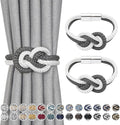 NICEEC 2 Pack Mini Magnetic Curtain Tiebacks Nordic Simple Style Drape Tie by NICEEC
