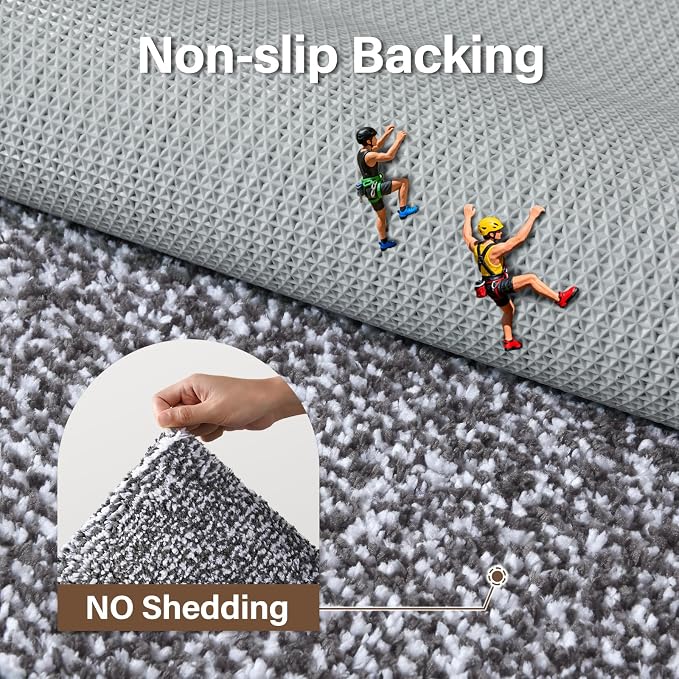 60x24 Long Bathroom Rugs Washable Non Slip, Soft Absorbent Quick Dry Mats - Image 6
