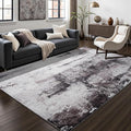 Toneed Abstract Area Rug 6x9 Modern Washable Rug Soft Non Slip Rug Low Pile by Toneed