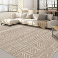 Nakagishi 9x12 Area Rug Living Room: Washable Boho Large Neutral Modern Soft by NakagishiAreaRug