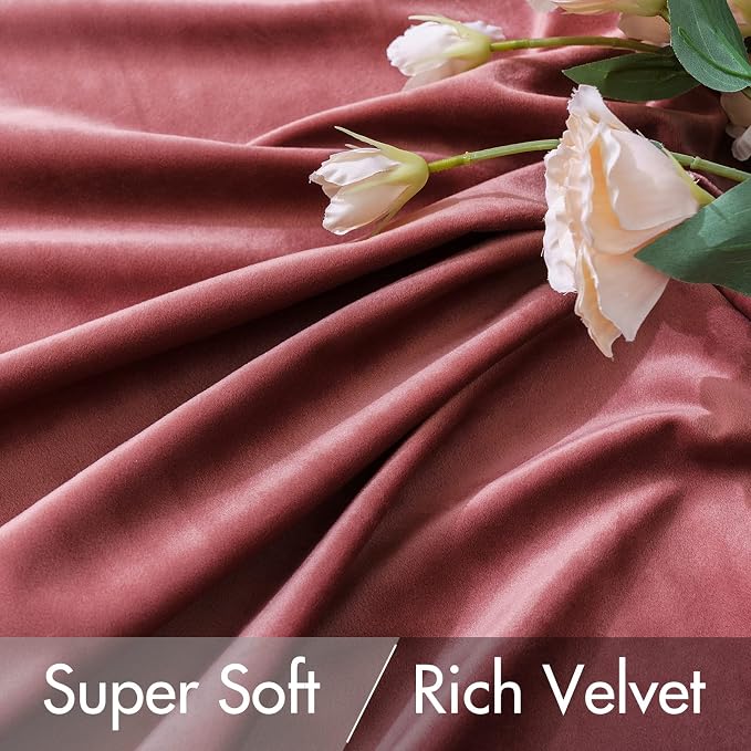 MIULEE Velvet Curtains 96 inches 2 Panels - Image 4