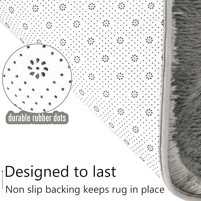 LOCHAS Area Rugs Fluffy Living Room Carpets - Image 5