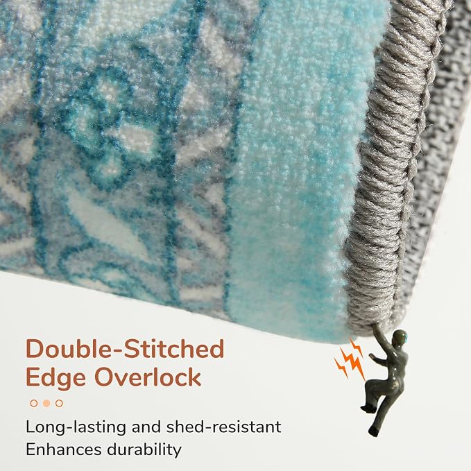 OPPODREAM Soft Area Rugs 4x6, Low-Pile Washable Rugs 4x6 - Image 3