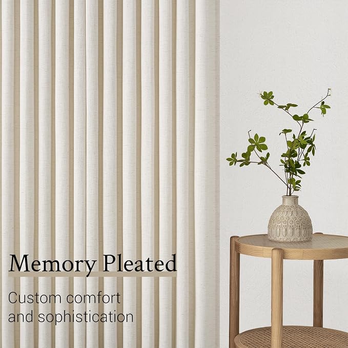 Topfinel Pinch Pleated 94 Inch Curtains 2 Panels - Image 7