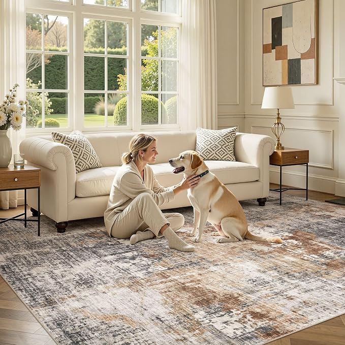 DMOYEST Square Area Rug Living Room Rugs - Image 6