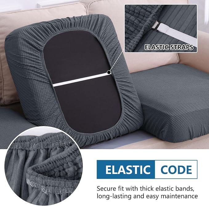 hyha Waterproof Couch Cushion Covers - Image 4