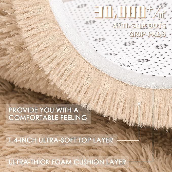 OLANLY 6x10 Machine Washable Large Area Rugs - Image 6