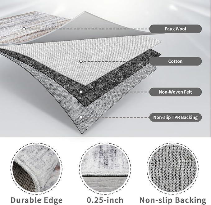 3x18 Washable Hallway Runner Rug: Extra Long Runners - Image 6