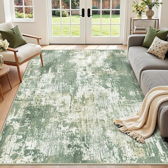 RELEANY Washable 3'x5' Abstract Area Rug - Image 9