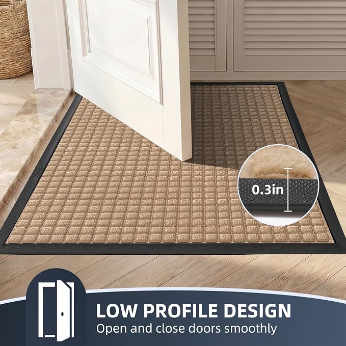 Front Door Mat Outside Entrance, Heavy Duty Waterproof Doormat | 47.5"x35.5" - Image 7