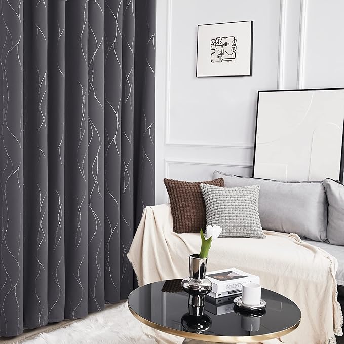 Deconovo Blackout Curtains, Thermal Insulated Noise‑Reducing Grommet Drapes - Image 5