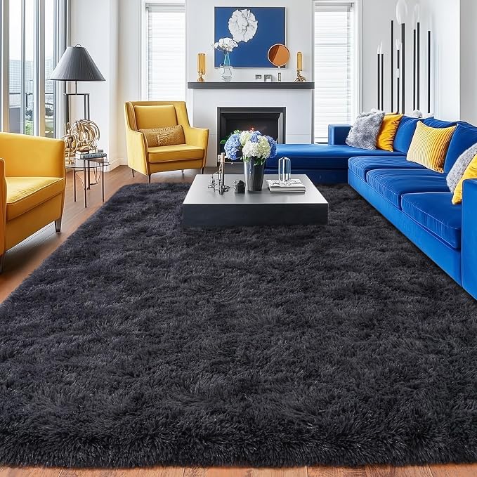 Rugs for Living Room 5x7, Soft Shaggy Modern Shag Area Rug for Bedroom - Image 2
