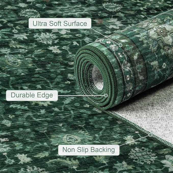 10x12 Area Rugs Living Room: Washable Rug - Image 7