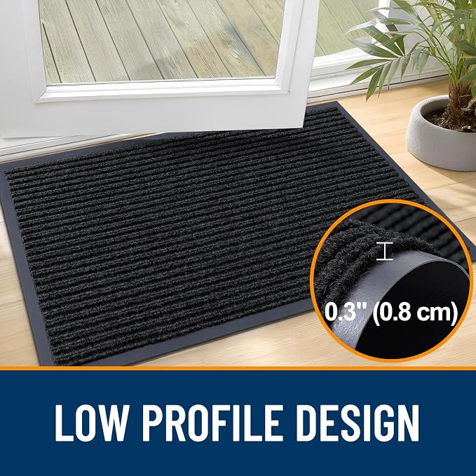 OLANLY Front Door Mat 59x20, Waterproof Heavy-Duty Indoor Outdoor Doormat | - Image 4