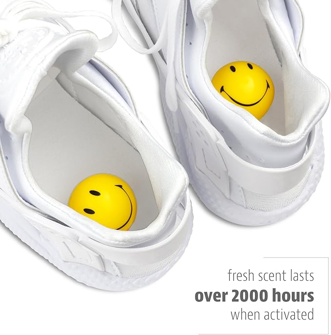 Sneaker Balls Odor-Fighting Shoe Fresheners, Eliminates Unpleasant Smells, Perfect for Sneakers, Gym Bags, Gear Bags, Drawers, Lockers, and More!, Radial Tie Dye, 6 Pack