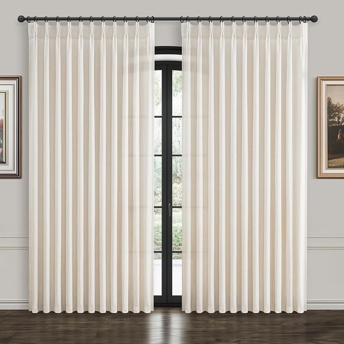 60 Inch Wide Curtains 90 Inches Long 2 Panels Set by PleatedDrapes