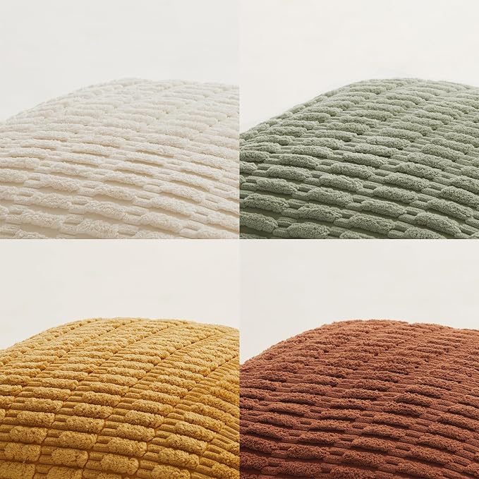 Fancy Homi 4 Packs Fall Boho Long Lumbar Decorative Throw Pillow Covers 14x24 - Image 5