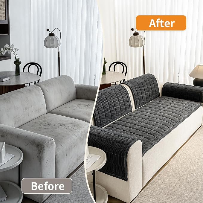 Couch Covers for Dogs Washable, Non Slip Couch Covers for Loveseat Sofa Pet - Image 5