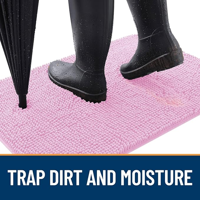 OLANLY Dog Door Mat for Muddy Paws 70x24, Absorbs Moisture and Dirt, Absorbent - Image 2