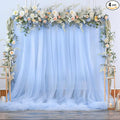 20ft x 12ft Baby Blue Tulle Backdrop Curtain by Suppromo