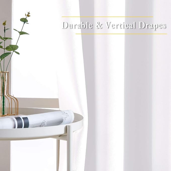 NICETOWN White Room Darkening Draperies and Curtains - Image 5