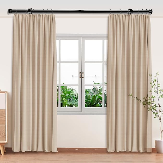 Standard Decorative Window Curtain Rods 30 to 88 Inch, 5/8 Inch Diameter Small - Image 7