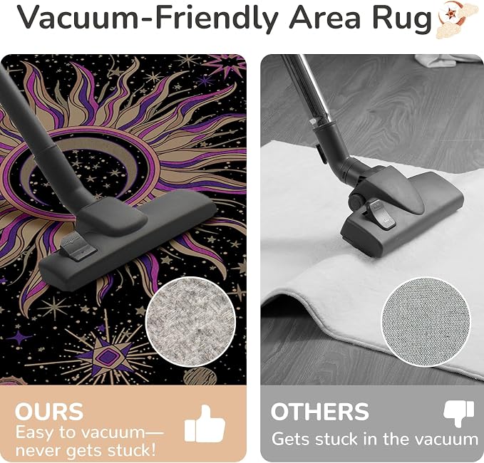 Vacuum-Friendly, 2x10 Washable Area Rug - Image 4