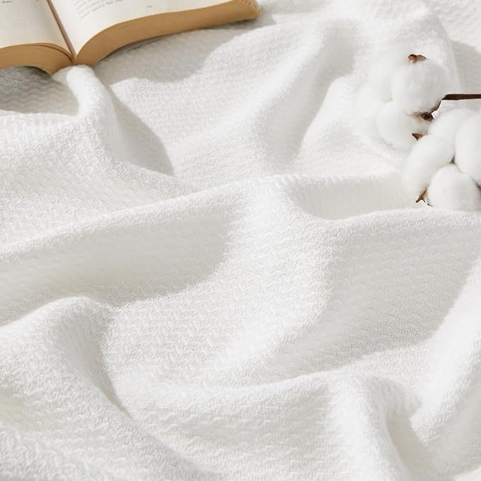 Bedsure GentleSoft 100% Cotton Blanket Queen Size by Unknown