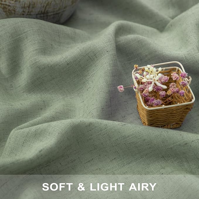 Light Sage Curtains 72 Inch Length - Image 3