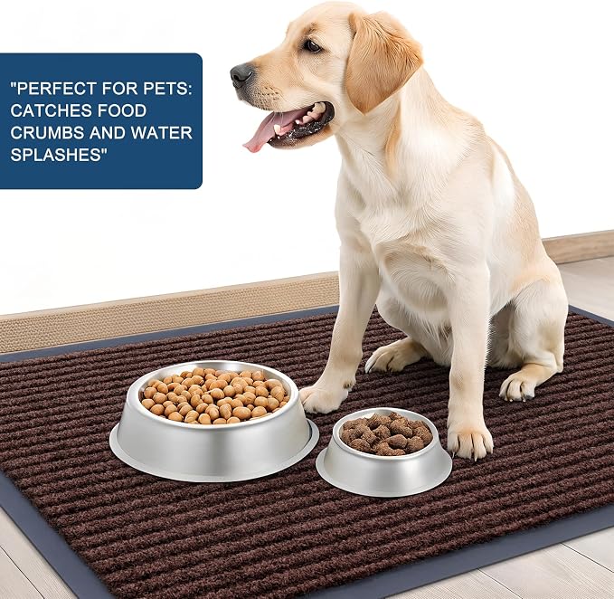 OLANLY Front Door Mat 59x34, Waterproof Heavy-Duty Indoor Outdoor Doormat | - Image 6