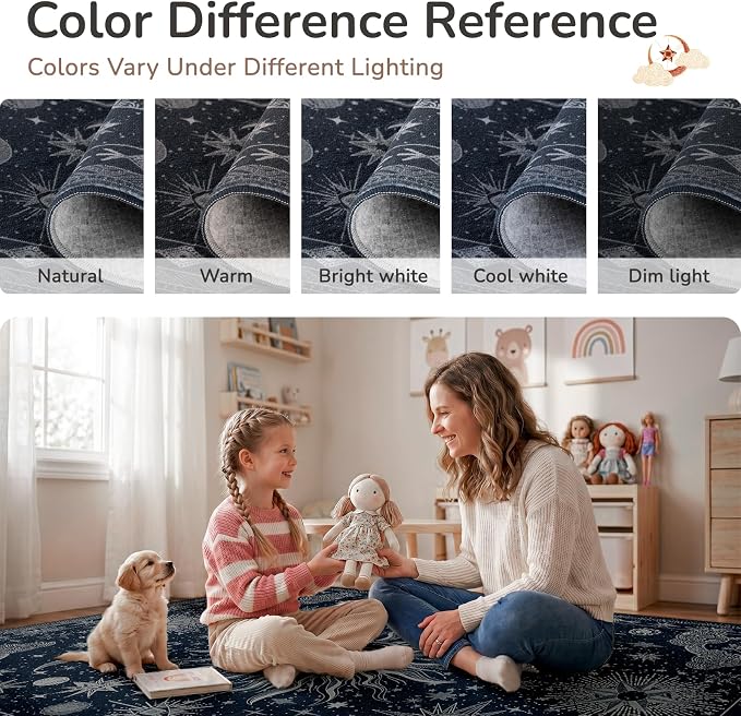 Vacuum-Friendly, 2x3 Washable Area Rug - Image 6