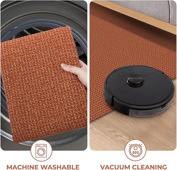 KOZYFLY Runners for Hallways 2x6 ft Washable Kitchen Runner Non Slip Rubber - Image 7