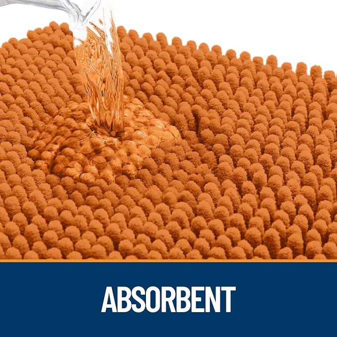 OLANLY Dog Door Mat for Muddy Paws 59x24, Super Absorbent Chenille Mud Mat | - Image 3